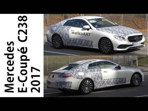 Mercedes Erlkönig E-Klasse Coupé C238 prototype E-Class Coupe 2017 4K-SPY VIDEO