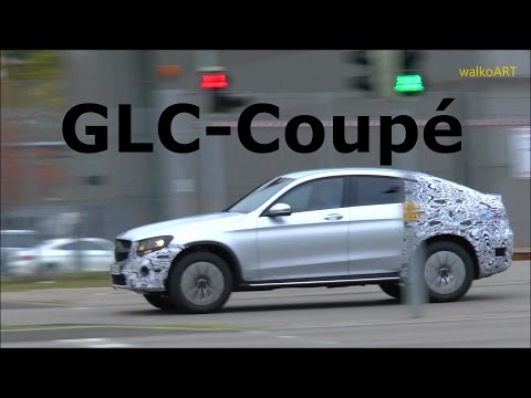 Mercedes Erlkönig GLC Coupé C253 2016 Mercedes Prototype spotted SPY VIDEO
