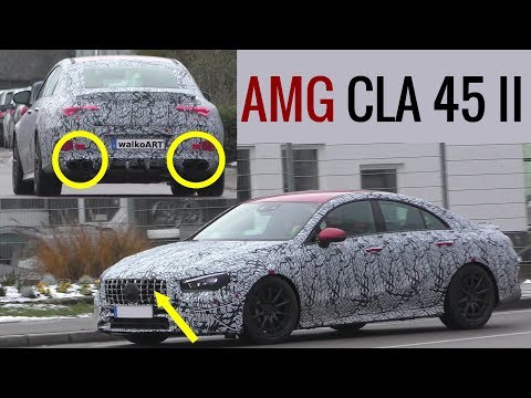 Mercedes Erlkönig AMG CLA 45 II 2019 - 2.Generation C118 prototype - 4K SPY VIDEO