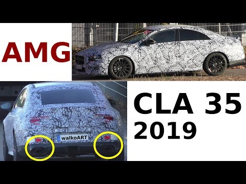 Mercedes Erlkönig Weltpremiere AMG CLA 35 FIRST TIME on the road (2019) 4K SPY VIDEO