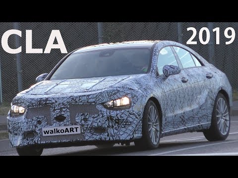 Mercedes Erlkönig CLA 2019 prototype on the road - CLA 2.Generation auf der Straße 4K SPY VIDEO