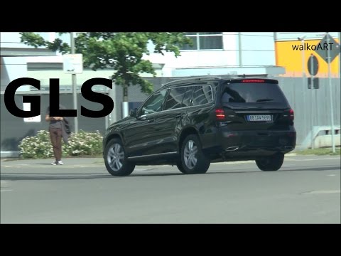 Erlkönig Mercedes GLS X166 Facelift GL 2016 Heck fast ungetarnt GLS prototype almost undisguised