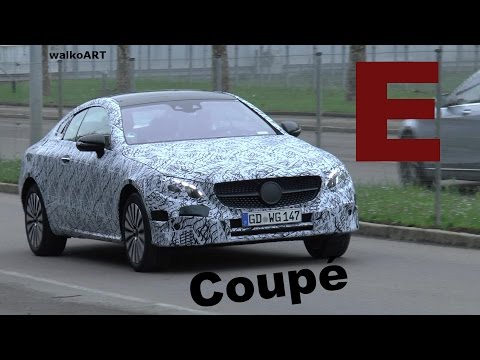 Mercedes Erlkönig E-Klasse Coupé 2017 weniger getarnt - E-Class Coupe C238 less disguised SPY VIDEO