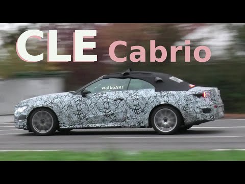 Mercedes Erlkönig CLE Cabrio A236 (2023) CLE convertible prototype * 4K SPY VIDEO