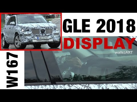 Mercedes Erlkönig GLE / GLB? 2018 kurzer Blick auf das Display - brief look at the display SPY VIDEO