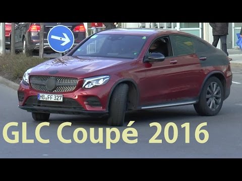 Mercedes Erlkönig GLC Coupé fast ungetarnt - virtually undisguised spotted C253 SPY VIDEO