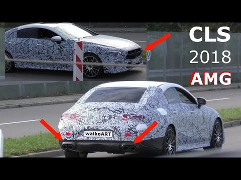 Mercedes Erlkönig Nachfolger successor CLS 2018 AMG prototype PREMIERE CLS 53 CLS 63 ? 4K SPY VIDEO