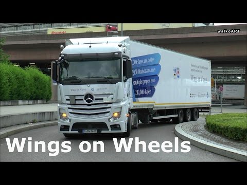 Hilfskonvoi &quot;Wings on Wheels&quot; Convoy of Hope 2015 Actros Daimler Trucks, Mercedes-Benz, Syria Syrien