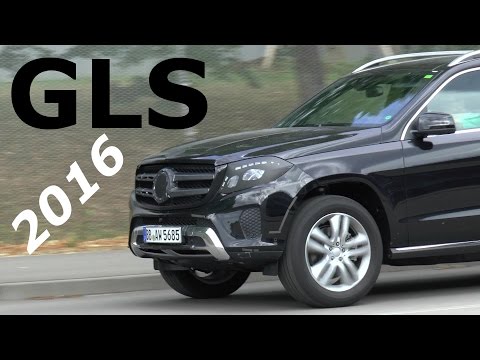 Mercedes GLS - Erlkönig fast ungetarnt 2016 GLS (former GL) prototype almost undisguised SPY VIDEO