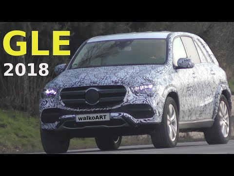 Mercedes Erlkönig GLE W167 2018 weniger getarnt - less camouflaged 4K SPY VIDEO