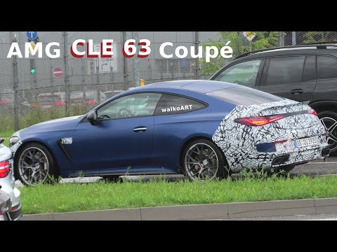 Mercedes Erlkönig AMG CLE 63 Coupé prototype C236 * 4K SPY VIDEO