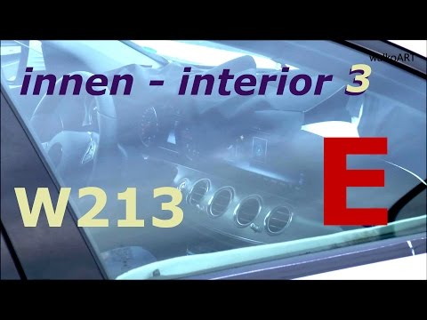 Mercedes Erlkönig E-Klasse 2016 Innen TEIL 3 Cockpit - Interior W213 Prototype E-Class 2017 PART 3