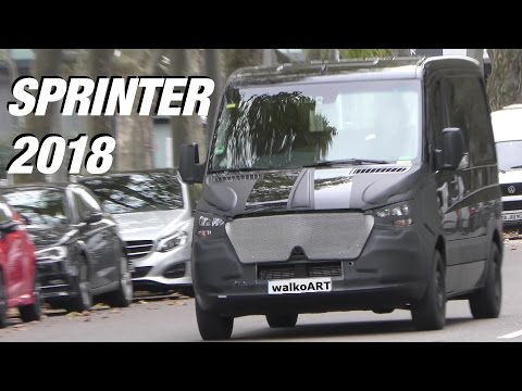 Mercedes Erlkönig - Sprinter 2018 auf der Straße - 2018 Sprinter VS30 on the road 4K-SPY VIDEO