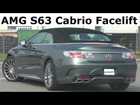 Mercedes Erlkönig Mercedes-AMG S63 Cabriolet Facelift prototype Modellpflege 2018 SPY VIDEO