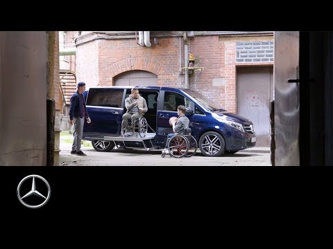 Mercedes-Benz V-Class with Ex-Factory Driving Aids for people with disabilities