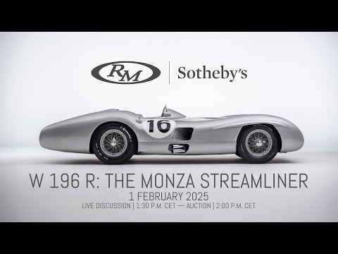 RM Sotheby&#039;s | W 196 R: The Monza Streamliner - 1 February 2025