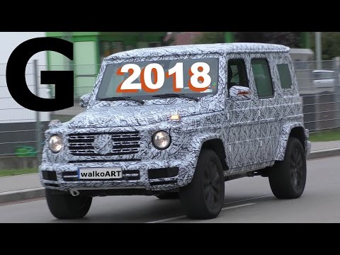 Mercedes Erlkönig G-Klasse G-Class 2018 W464 auf der Straße - spotted on the road 4K-SPY VIDEO