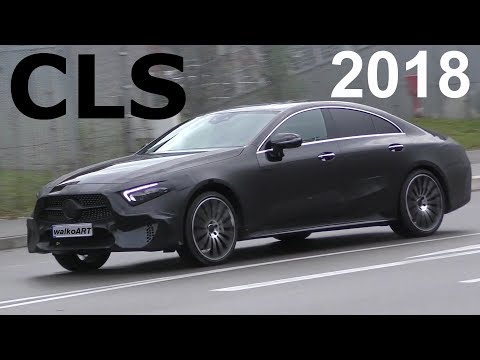 Mercedes Erlkönig &quot;Darth Vader&quot; CLS 2018 fast ungetarnt C257 -Successor CLS almost undisguised