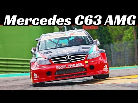 Mercedes-Benz C63 AMG SuperStars - 550Hp V8 N/A Engine Sound &amp; Actions at Imola Racetrack!