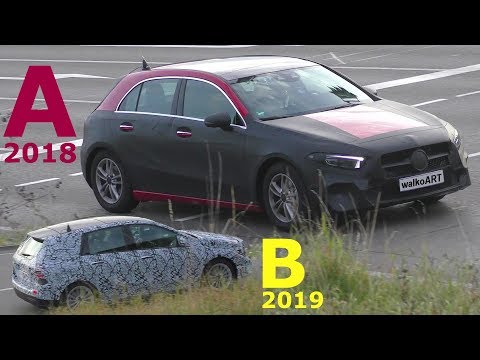 Mercedes Erlkönig A-Class A-Klasse 2018 NEWS W177 + Bonus B-Class B-Klasse W247 2019 4K SPY VIDEO