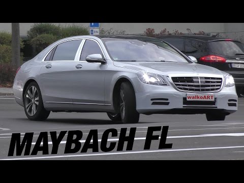 Mercedes Erlkönig Mercedes-Maybach S650 ? Facelift 2017 X222 Modellpflege SILVER 4K-SPY VIDEO