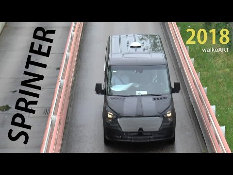 Mercedes Erlkönig - Mercedes-Benz SPRINTER prototype 2018 spotted - SPY VIDEO