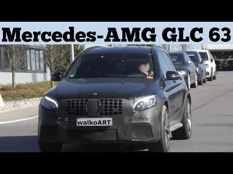 Mercedes Erlkönig Mercedes-AMG GLC 63 X253 prototype 4K SPY VIDEO