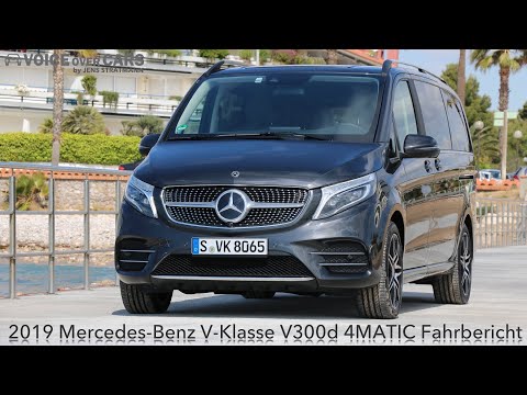 2019 Mercedes-Benz V-Klasse V300d 4MATIC Fahrbericht Test Review Kritik | Voice over Cars Deutsch