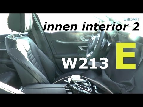 Mercedes Erlkönig E-Klasse 2016 Innenraum Teil 2 - Interior Part 2 Prototype W213 E-Class 2017