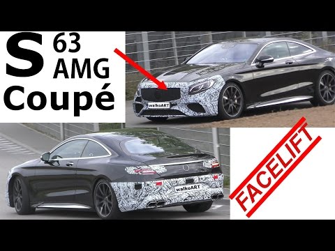 Mercedes Erlkönig Mercedes-AMG S63 Coupé C217 Facelift S-Class Coupé AMG 2018 SPY VIDEO