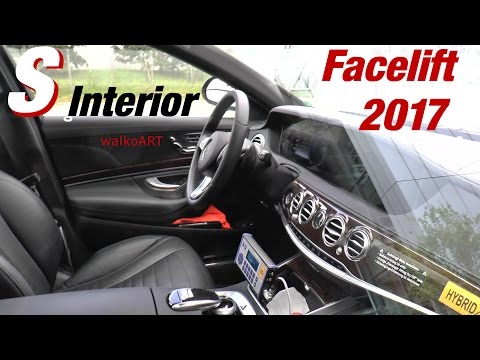 Mercedes Erlkönig S-Class S-Klasse Interior Innen Facelift W222 2017 Testträger - Test car SPY VIDEO