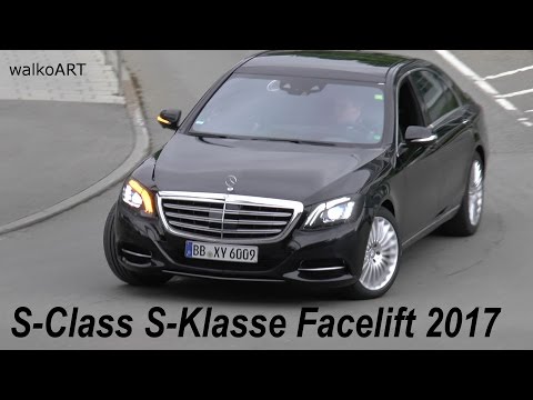 Mercedes Erlkönig S-Klasse Facelift W222 von oben fast ungetarnt S-Class 2017 nearly undisguised