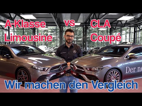 Der ultimative Vergleich: A-Klasse Limousine vs. CLA Coupé in AMG line | Karosserie | Technik | Maße