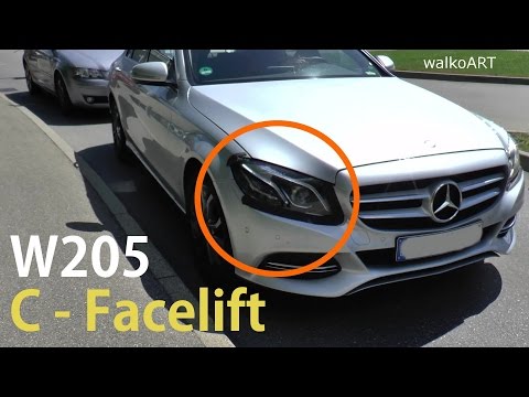 Mercedes Erlkönig C-Klasse W205 C-Class first test car FACELIFT erster Testträger Modellpflege 2018