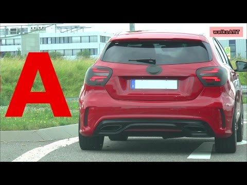 Mercedes A-Klasse A-Class AMG Line Sport Facelift 2015 2016 W176, Erlkönig/prototype on the road