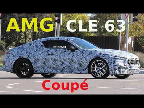 Mercedes Erlkönig AMG CLE 63 Coupé prototype C236 * 4K SPY VIDEO