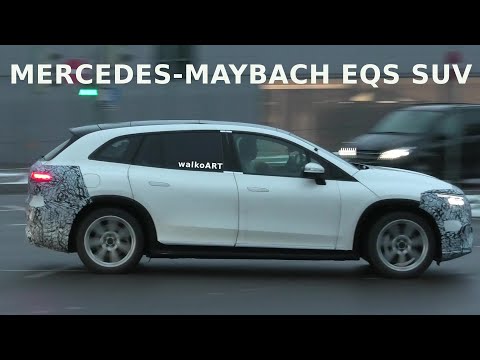 Mercedes Erlkönig Mercedes-Maybach EQS SUV * 4K SPY VIDEO