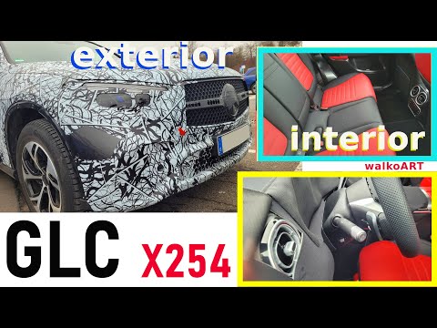 Mercedes Erlkönig GLC X254 DETAILS exterior interior prototype * Exterieur Interieur * 4K SPY VIDEO
