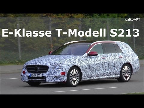 Mercedes Erlkönig E-Klasse T-Modell 2016 Mercedes Prototype E-Class wagon / estate 2017 SPY VIDEO