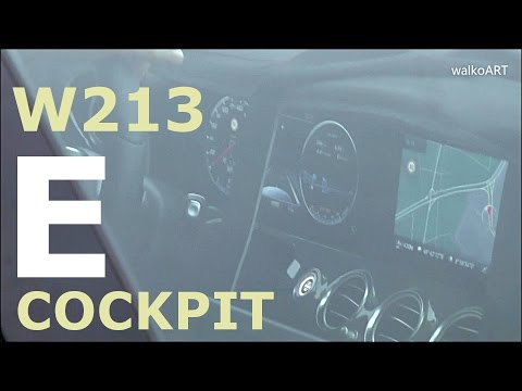Mercedes Erlkönig Prototype E-Klasse 2016 Innen TEIL 1 Cockpit - Interior W213 E-Class 2017 PART 1