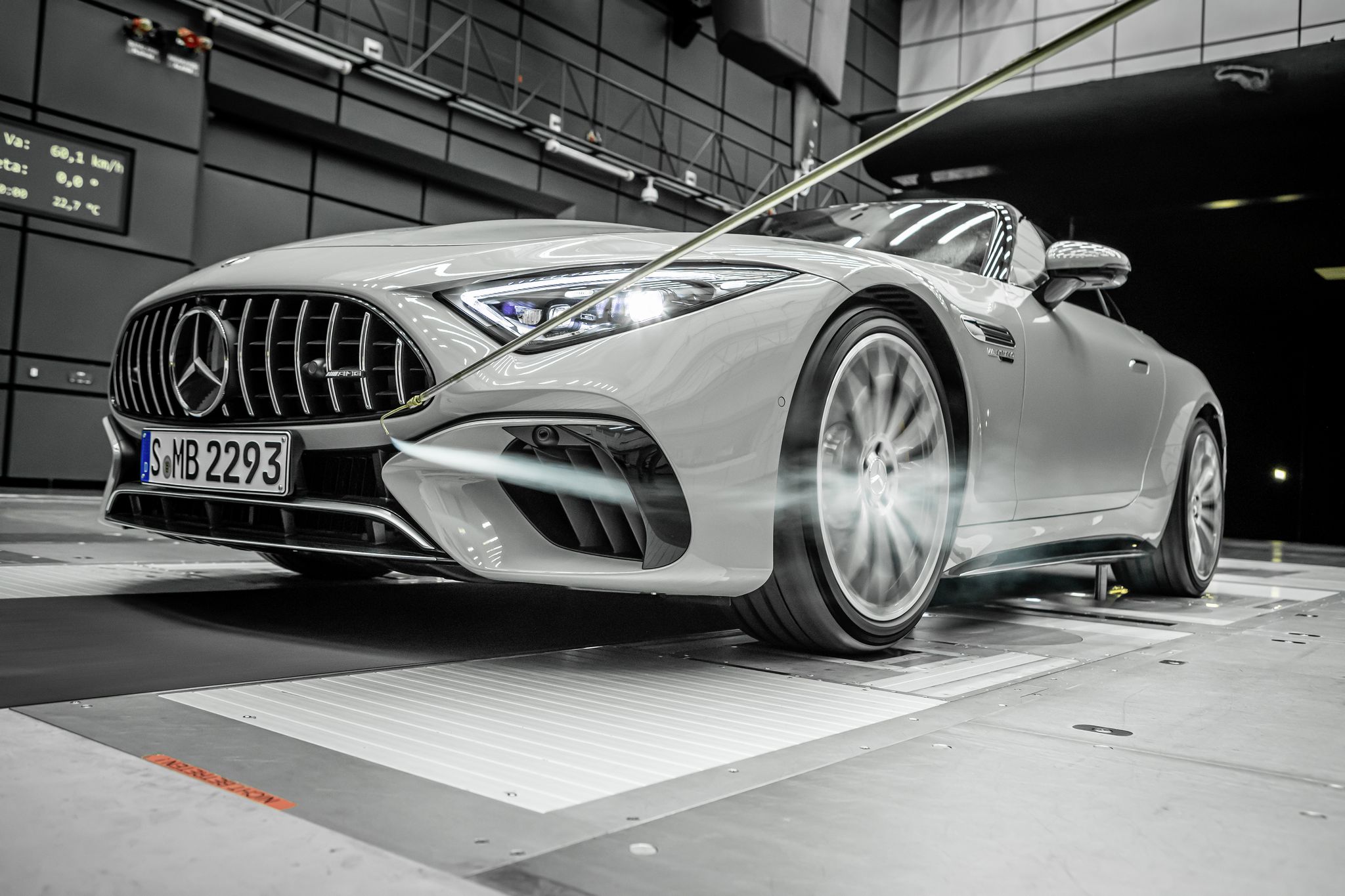Die Aerodynamik des neuen Mercedes-AMG SL aus Affalterbach