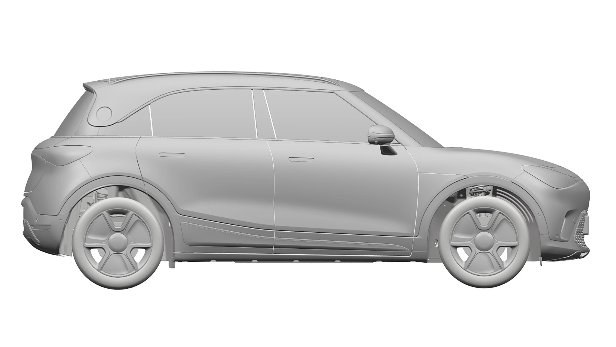 Serienvariante des smart SUV: erste offizielle Bilder schon im April?