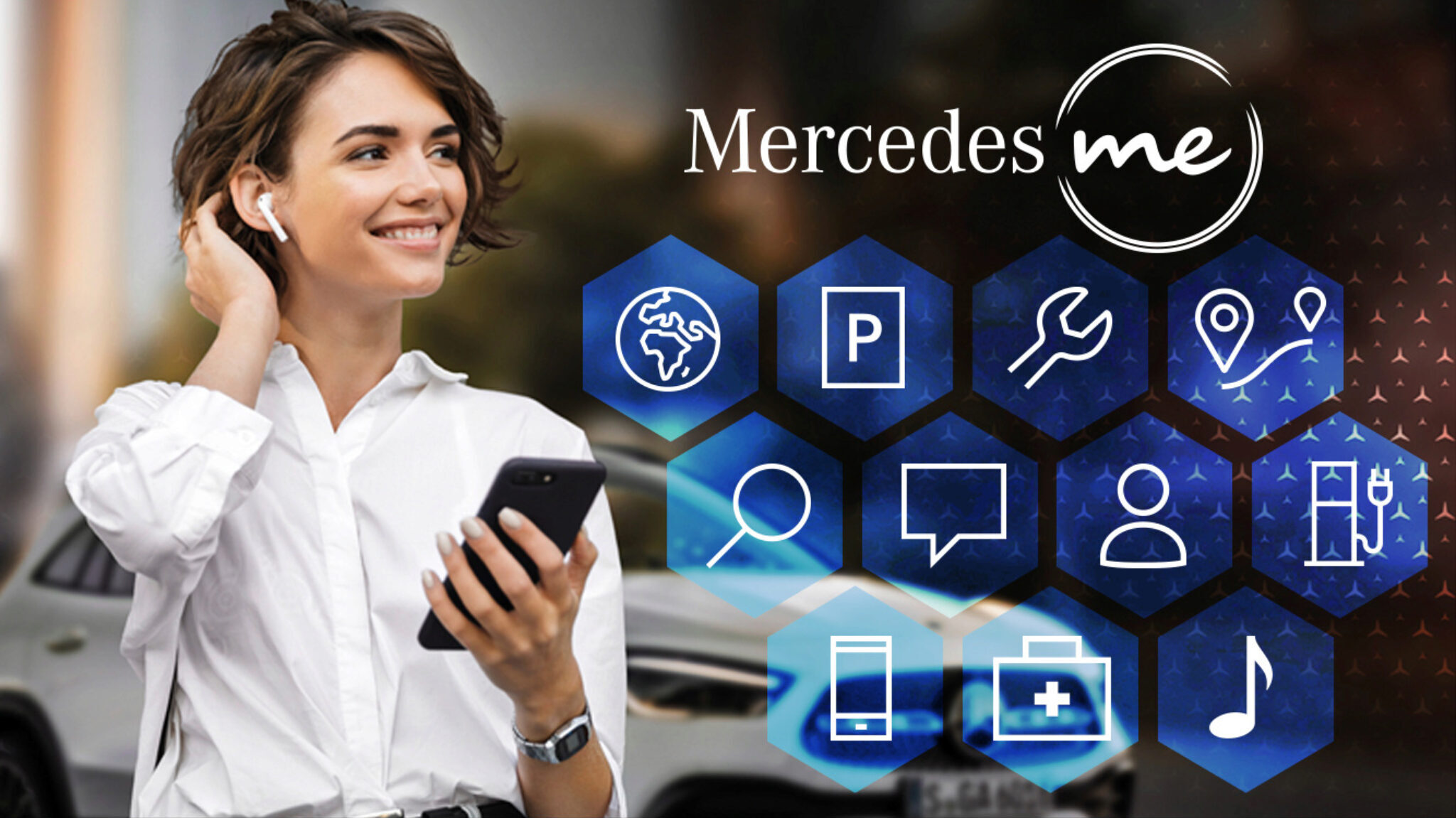 Handy/Smartphone Halterung für Mercedes Benz V-Klasse
