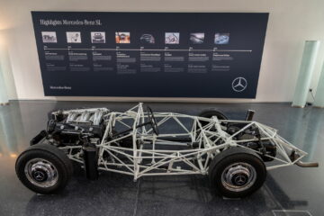 Der Gitterrohrrahmen für den legendären Mercedes-Benz 300 SL
