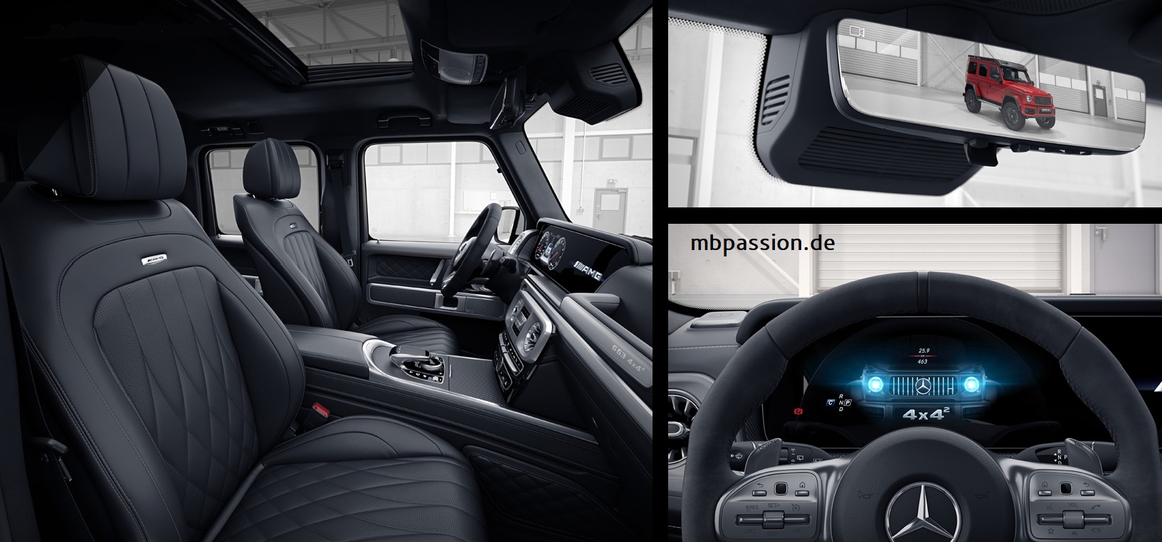 Der Mercedes-AMG G 63 4x4² - mehr Details zur Ausstattung
