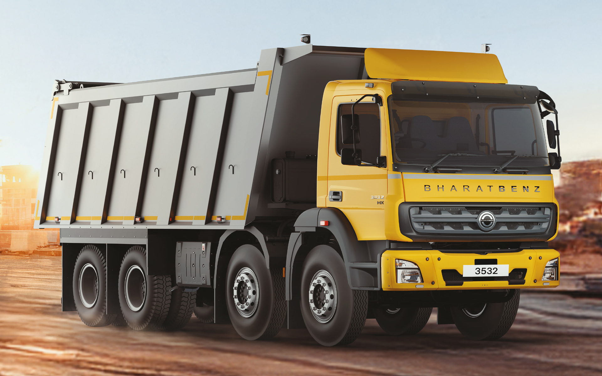 BharatBenz-zeigt-neue-Schwerlast-Lkw-f-r-Indien